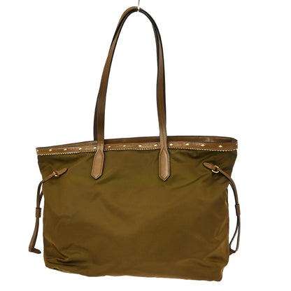 Prada Vintage Tote Tessuto, BROWN, NYLON, Tote bag