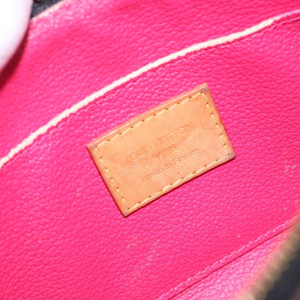 Louis Vuitton Cosmetic Pouch Monogram Multicolor, BLACK, CANVAS, Clutche & pouche