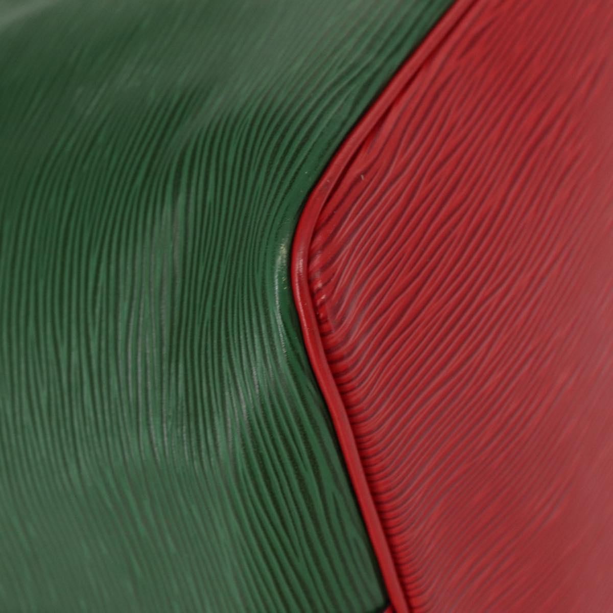 Louis Vuitton Bicolor Petit Noe Handbag Epi Leather, GREEN, LEATHER, Shoulder bag