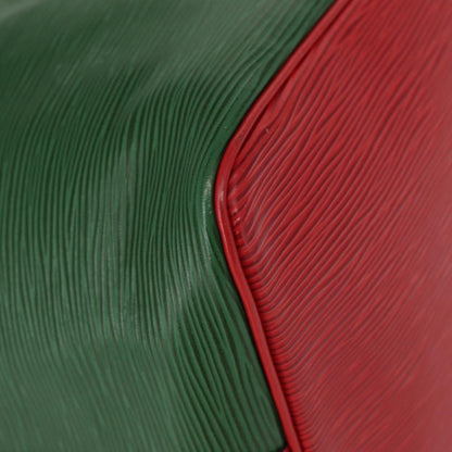 Louis Vuitton Bicolor Petit Noe Handbag Epi Leather, GREEN, LEATHER, Shoulder bag