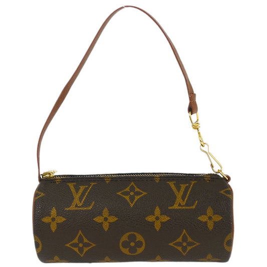 Louis Vuitton Papillon Pochette Monogram Canvas, BROWN, CANVAS, Clutche & pouche