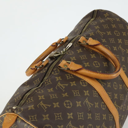 Louis Vuitton Keepall Bag Monogram Canvas, BROWN, CANVAS, Travel bag