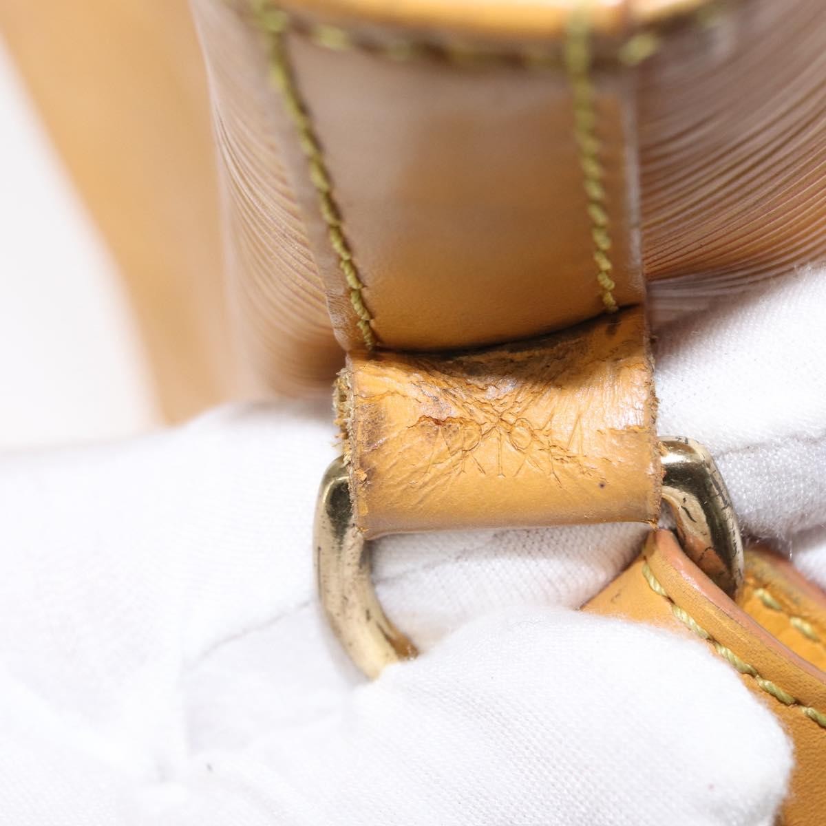 Louis Vuitton Petit Noe Handbag Epi Leather, YELLOW, LEATHER, Shoulder bag