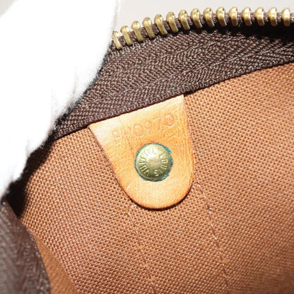 Louis Vuitton Keepall Bag Monogram Canvas, BROWN, CANVAS, Travel bag