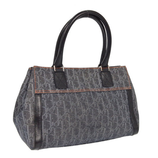 Christian Dior Flight Tote Diorissimo Denim, NAVY, CANVAS, Tote bag