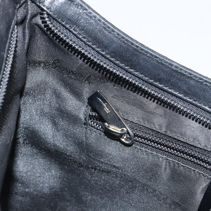 Salvatore Ferragamo Vala Shoulder Bag Nylon, BLACK, NYLON, Shoulder bag