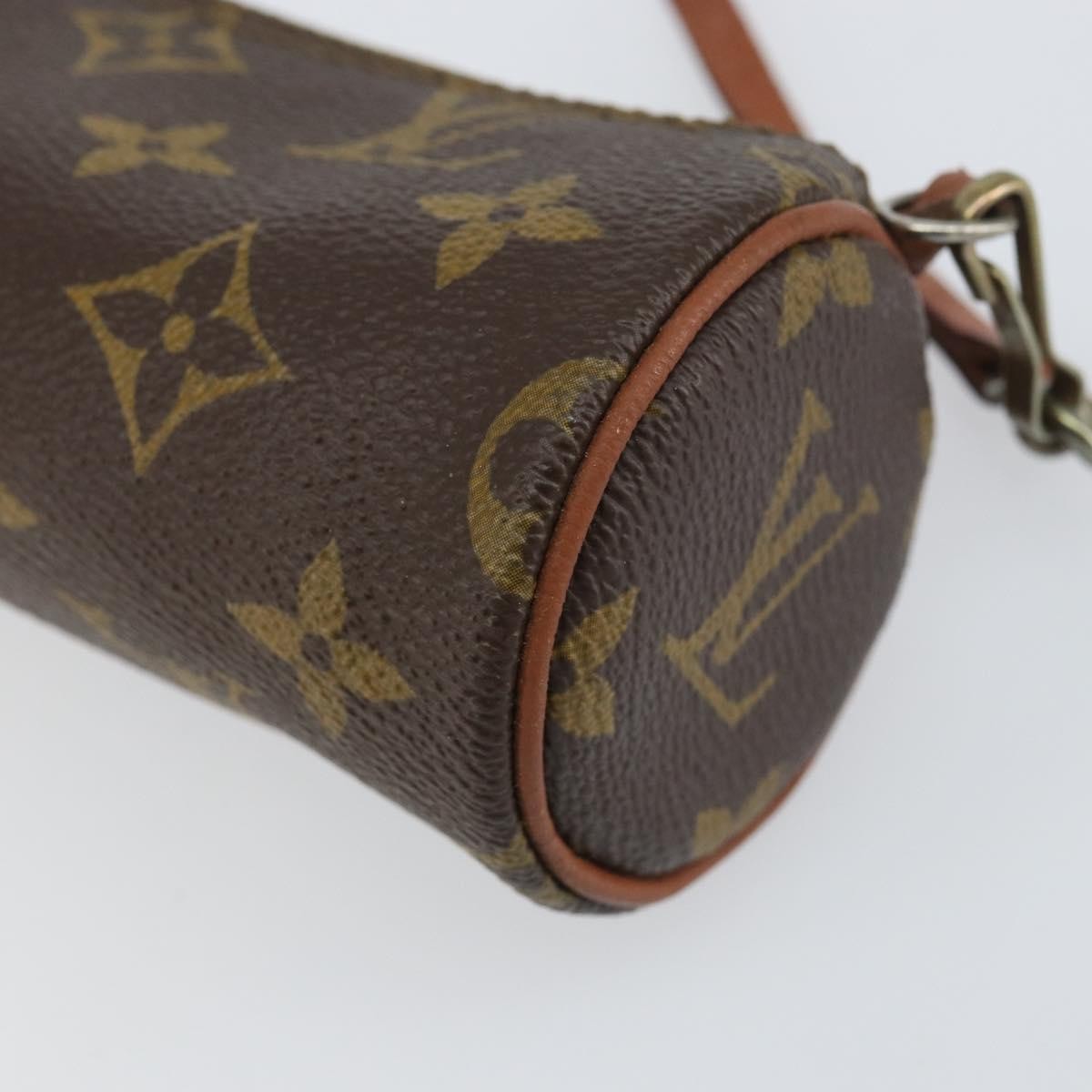 Louis Vuitton Papillon Pochette Monogram Canvas, BROWN, CANVAS, Clutche & pouche