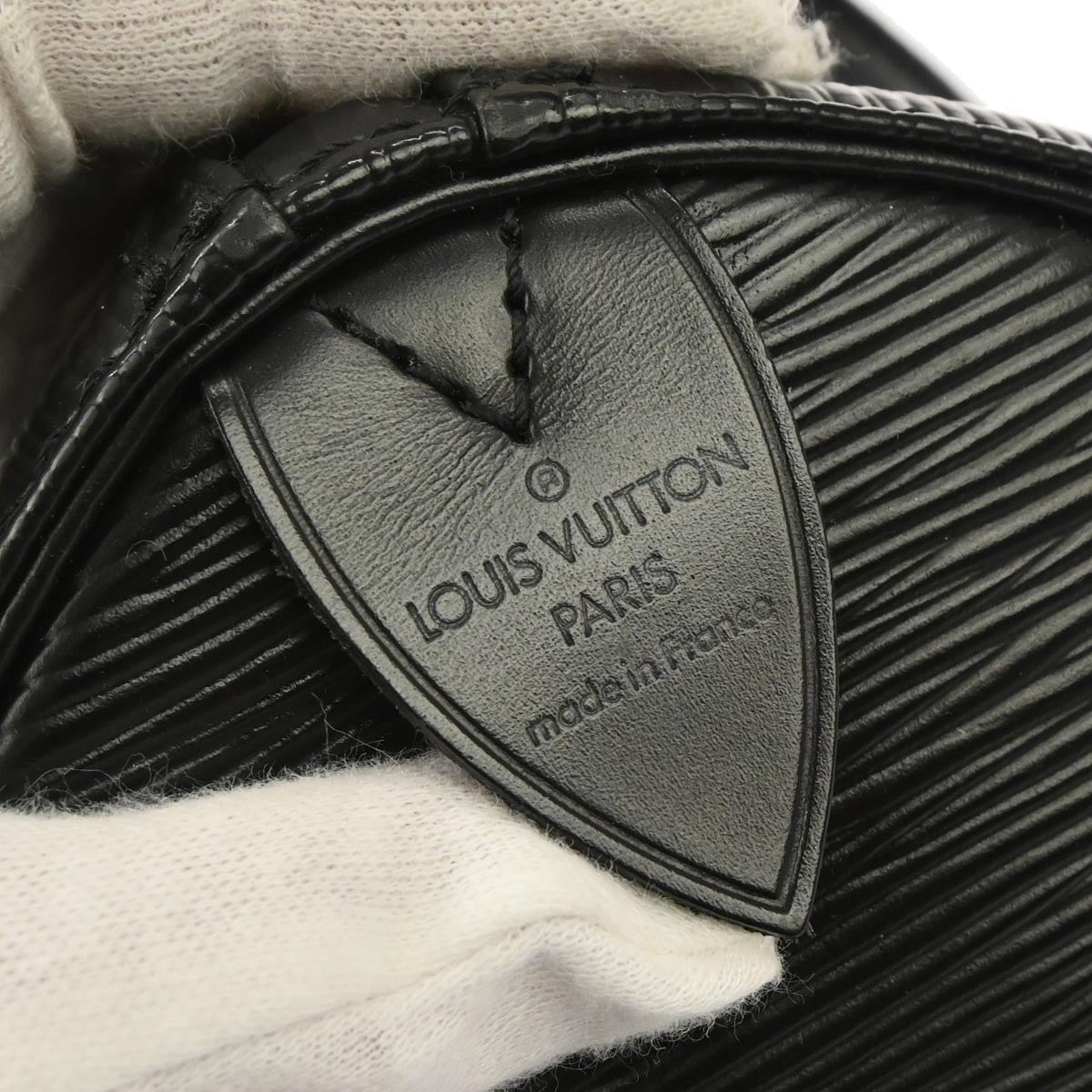 Louis Vuitton Speedy Handbag Epi Leather, BLACK, LEATHER, Handbag