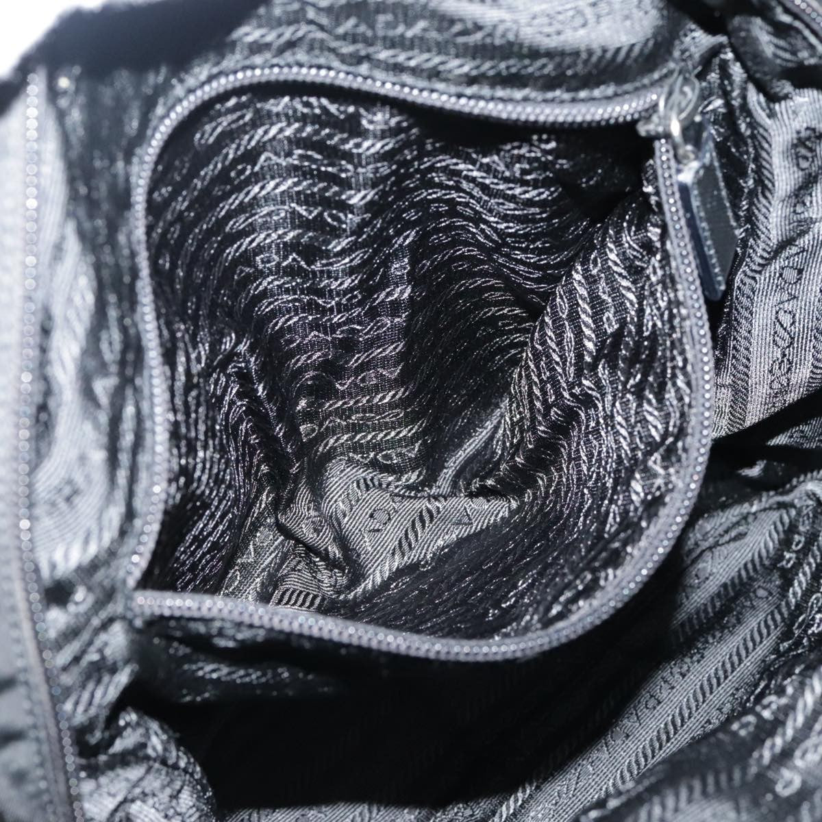 Prada Vintage Shoulder Bag Tessuto, BLACK, NYLON, Shoulder bag