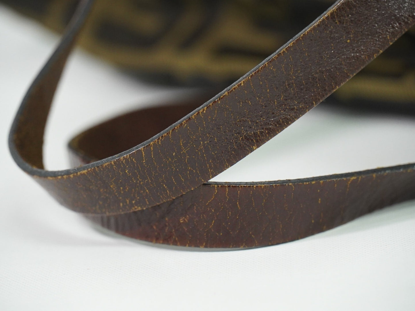 Fendi Vintage Zucca Handbag Zucca, BROWN, CANVAS, Handbag