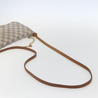 Louis Vuitton Favorite Handbag Damier, WHITE, CANVAS, Clutche & pouche