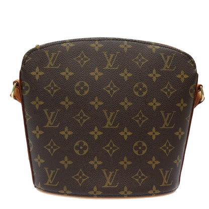 Louis Vuitton Drouot Handbag Monogram Canvas, BROWN, CANVAS, Shoulder bag