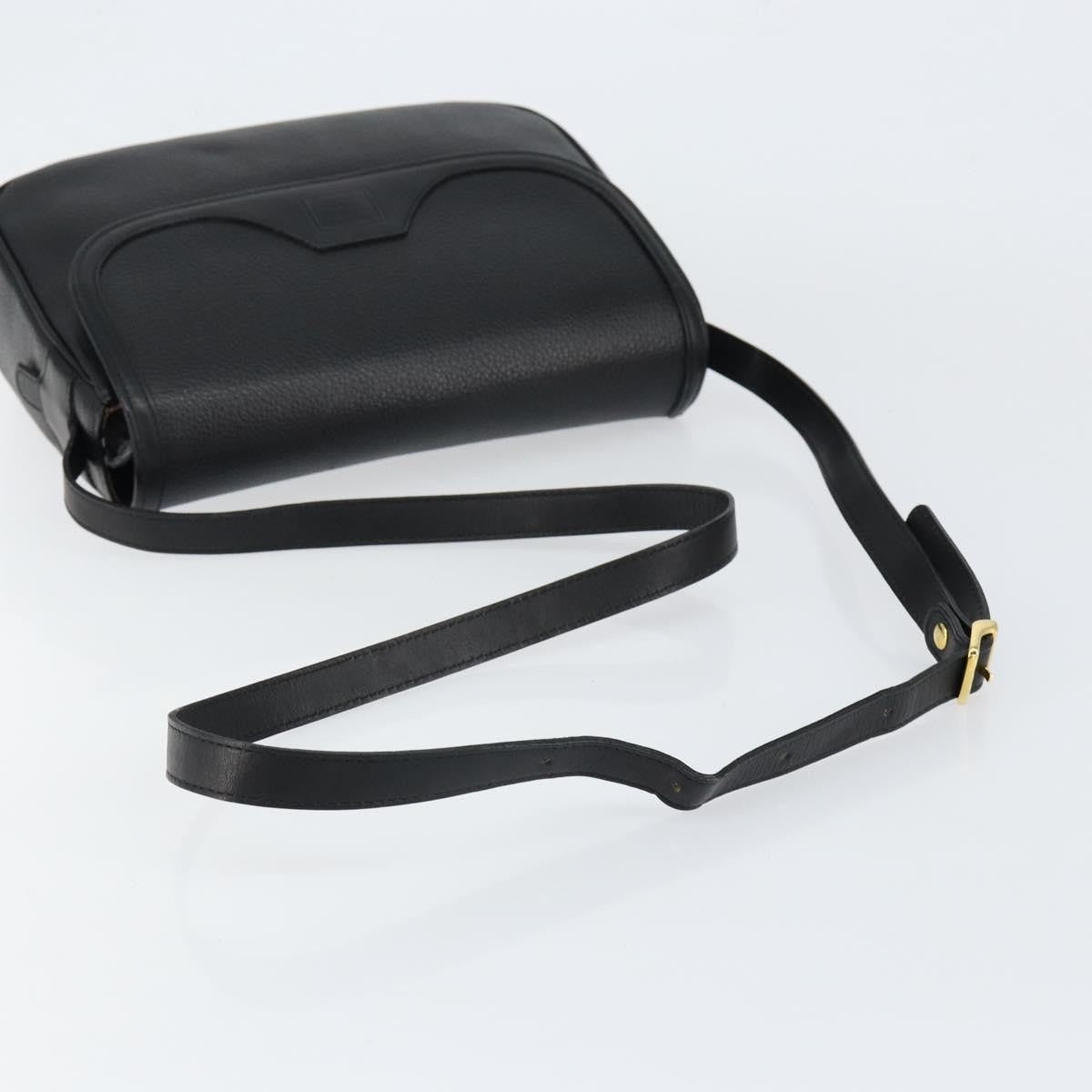 Burberry Flap Shoulder Bag Leather, BLACK, LEATHER, Shoulder bag