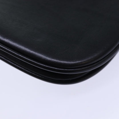 Bally Vintage Shoulder Bag Leather, Black, Leather, Shoulder Bag