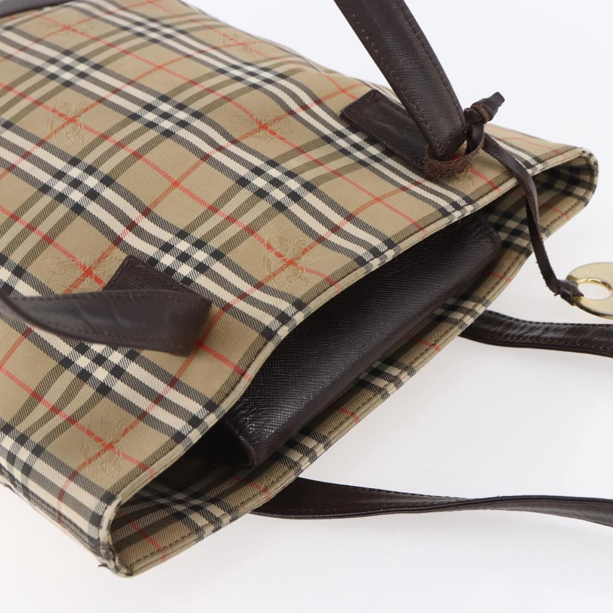 Burberry Vintage tote bag Canvas, BEIGE, CANVAS, Tote bag