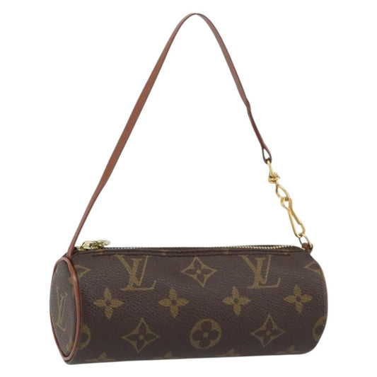 Louis Vuitton Papillon Pochette Monogram Canvas, BROWN, CANVAS, Clutche & pouche