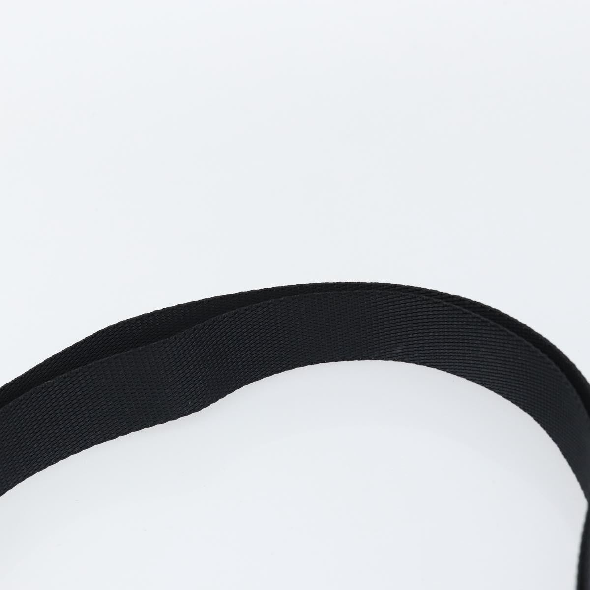 Prada Front Zip Convertible Flat Messenger Tessuto with Leather, BLACK, NYLON, Shoulder bag