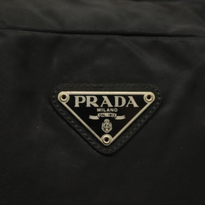 Prada Vintage Zip Handbag Tessuto, BLACK, NYLON, Handbag