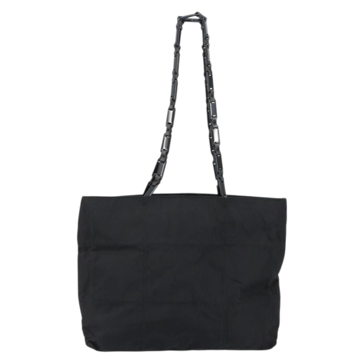 Prada Vintage Zip Tote Tessuto, BLACK, NYLON, Tote bag