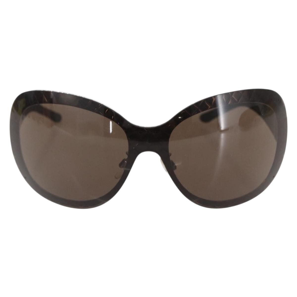 Chanel Logo CC Sunglasses Plastic, Brown, Plastic, Sunglasses