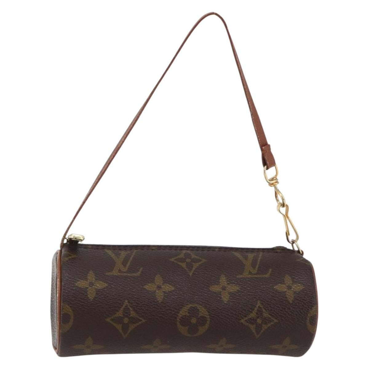 Louis Vuitton Papillon Pochette Monogram Canvas, BROWN, CANVAS, Handbag