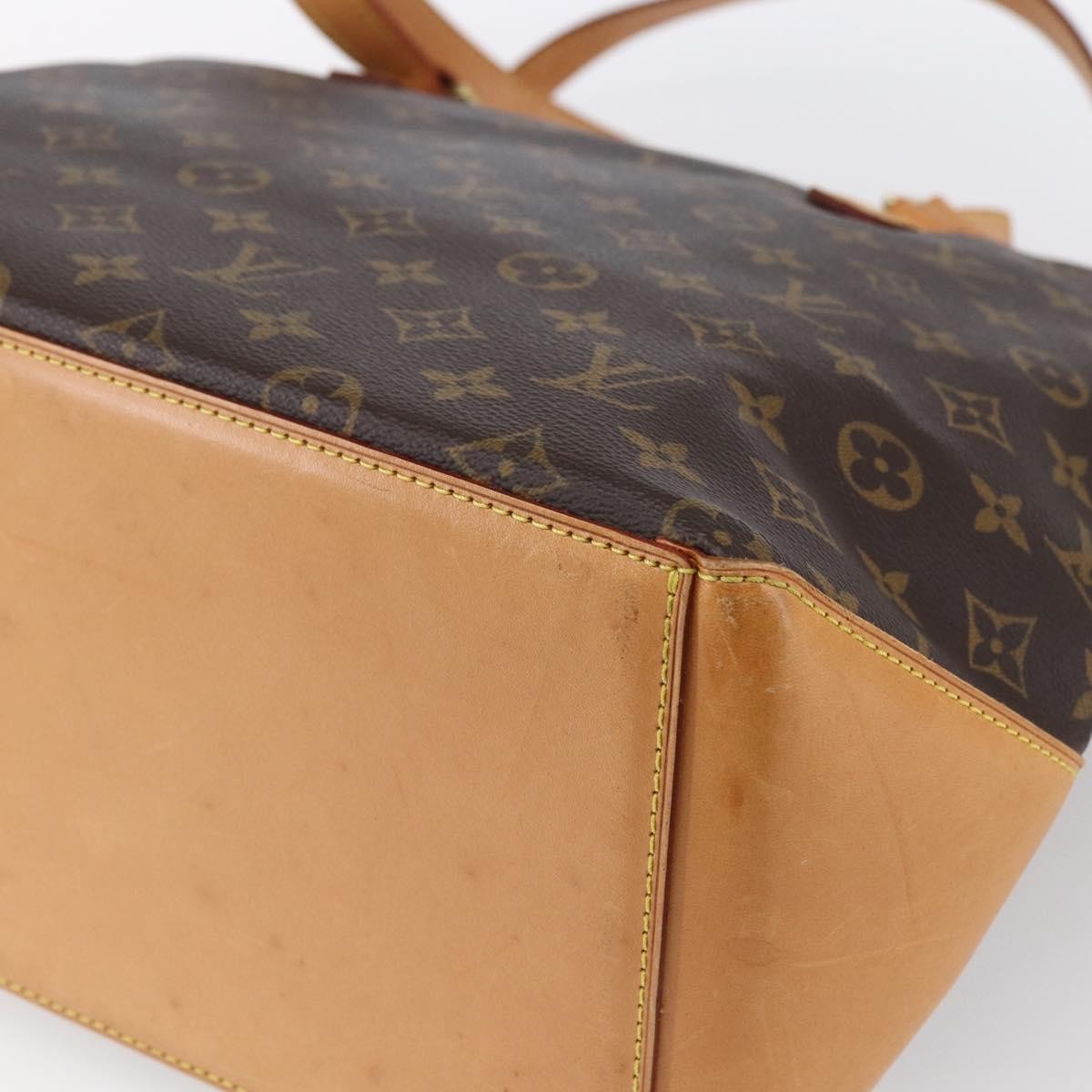 Louis Vuitton Cabas Mezzo Monogram Canvas, BROWN, CANVAS, Tote bag