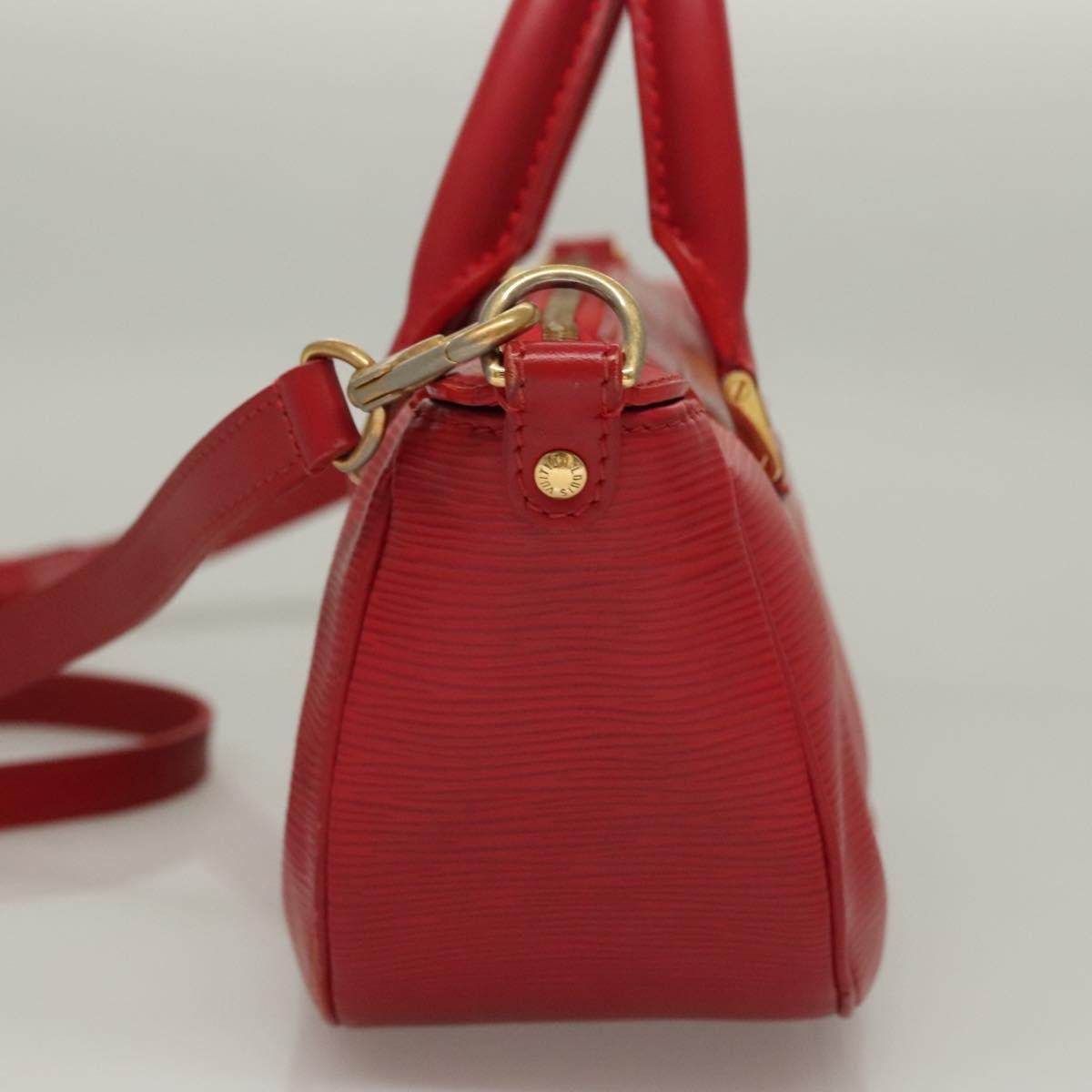 Louis Vuitton Danura Handbag Epi, RED, LEATHER, Handbag