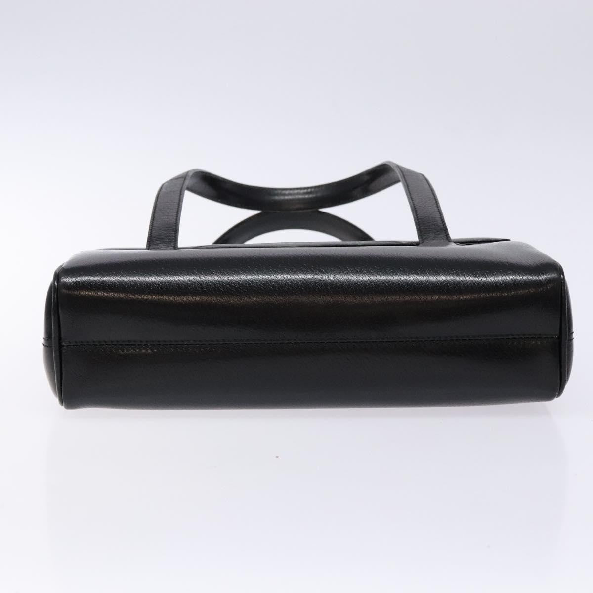 Gucci Vintage Handbag Leather, BLACK, LEATHER, Handbag