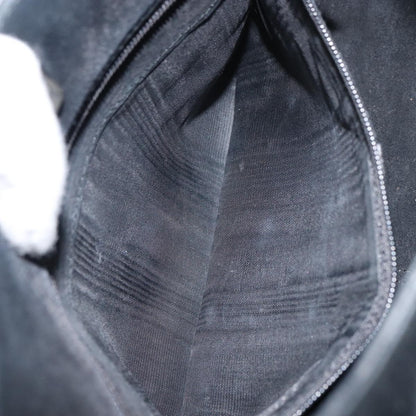 Gucci Vintage Bamboo Handle Bag Suede, BLACK, SUEDE, Handbag