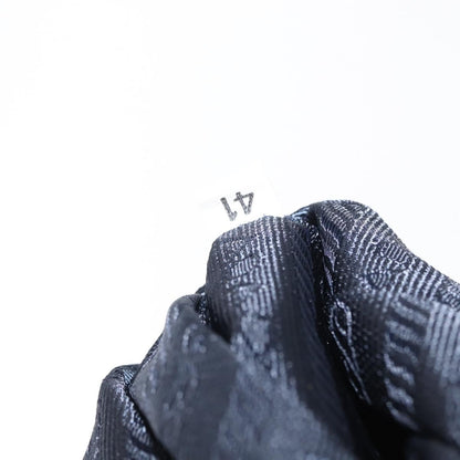 Prada Vela Double Front Pocket Backpack Tessuto with Saffiano Leather, BLUE, NYLON, Backpack