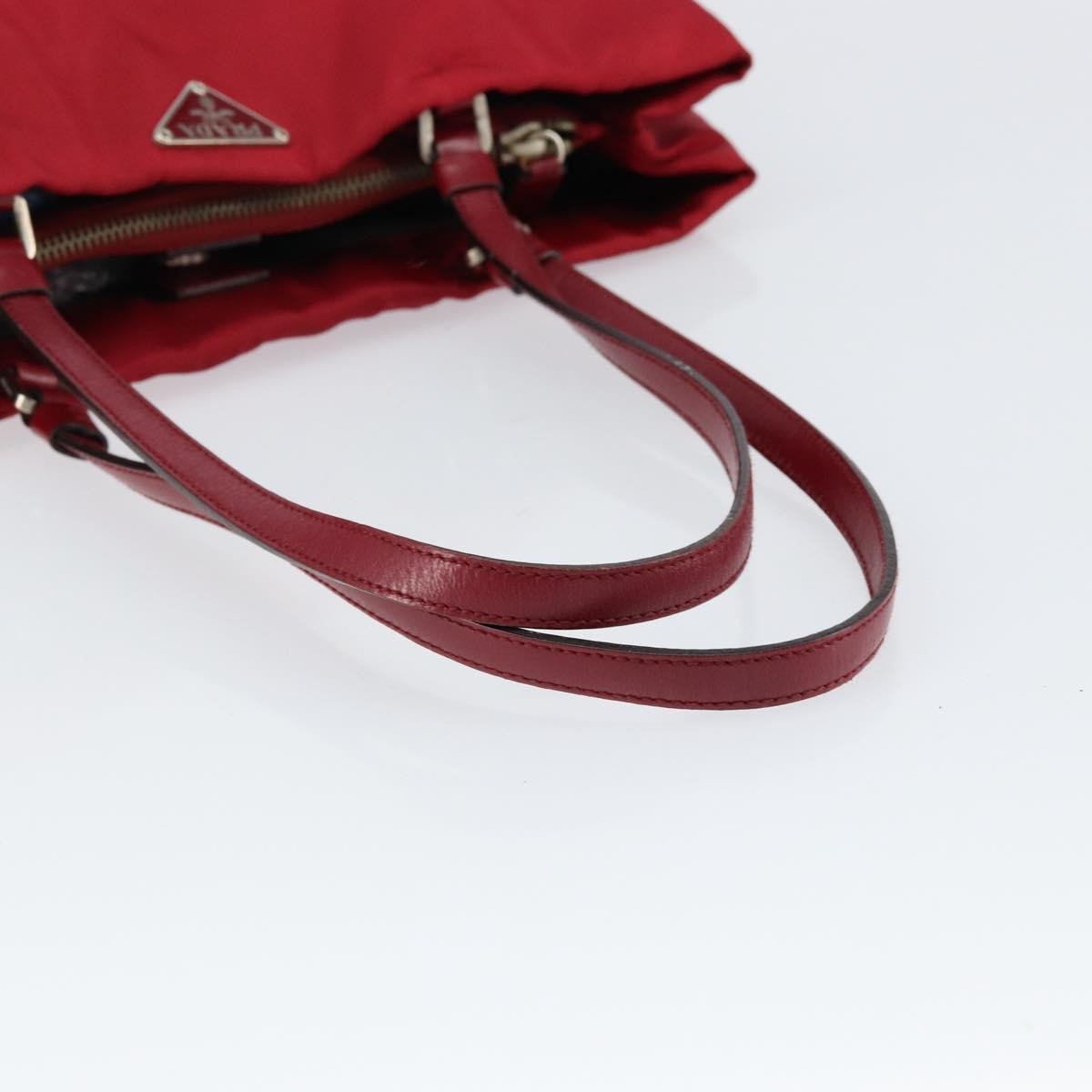 Prada Vintage Tote Tessuto, RED, NYLON, Tote bag