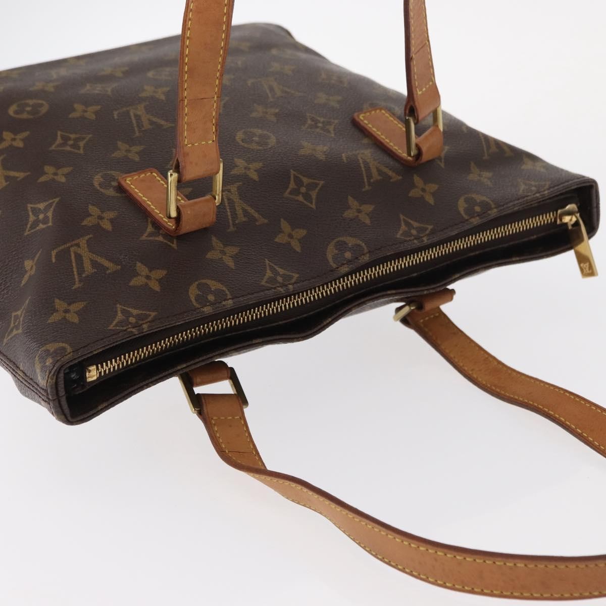 Louis Vuitton Cabas Piano Monogram Canvas, BROWN, CANVAS, Tote bag