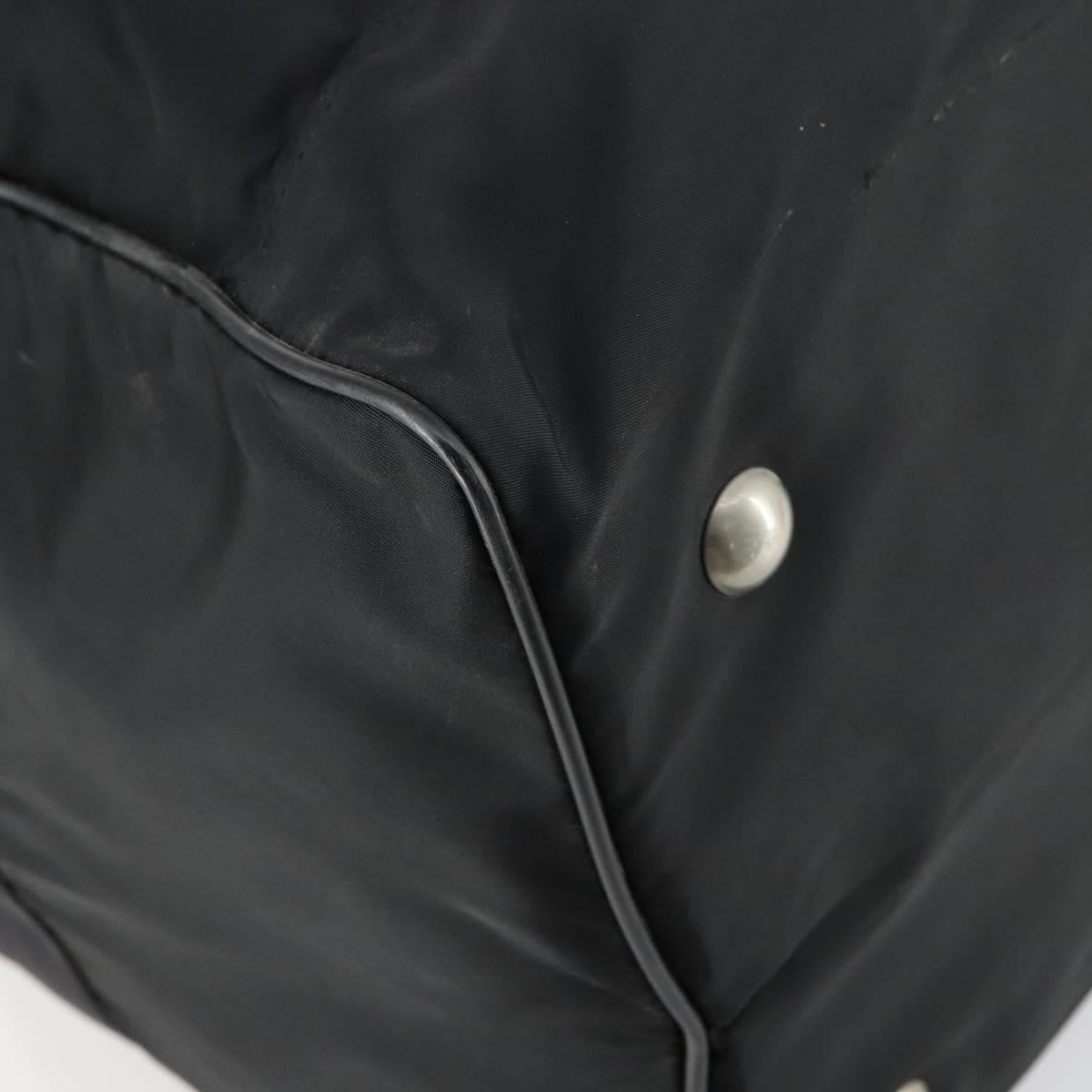 Prada Weekend Duffle Bag Tessuto, BLACK, NYLON, Travel bag