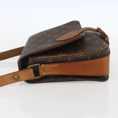 Louis Vuitton Cartouchiere Handbag Monogram Canvas, BROWN, CANVAS, Shoulder bag