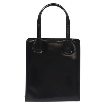 Salvatore Ferragamo Gancini handbag Patent leather, BLACK, PATENT_LEATHER, Handbag