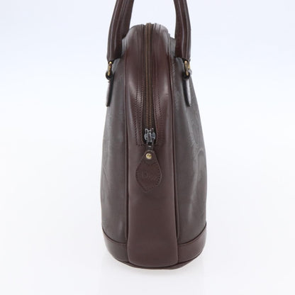 Christian Dior Vintage Trotter Handbag Canvas, BROWN, PVC, Handbag