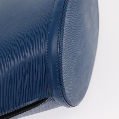 Louis Vuitton Saint Jacques Handbag Epi Leather, BLUE, LEATHER, Shoulder bag