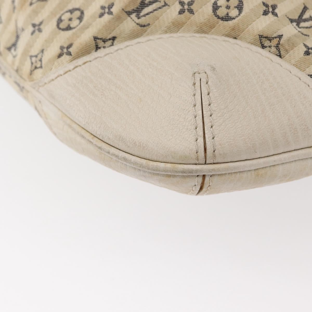 Louis Vuitton Marina Handbag Mini Lin Croisette, BEIGE, CANVAS, Handbag