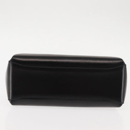 Gucci Vintage Convertible Box Crossbody Bag Leather, BLACK, LEATHER, Handbag