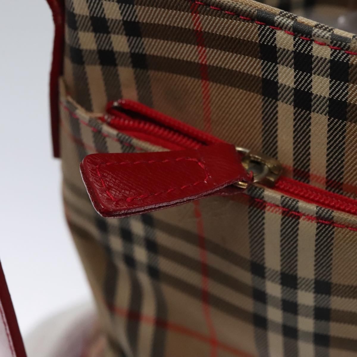 Burberry Shoulder Bag Nova Check Canvas, BEIGE, CANVAS, Shoulder bag