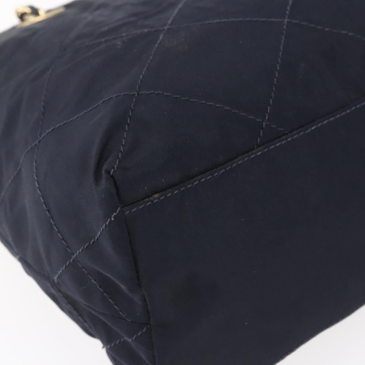 Prada Re-Edition 1995 Chain Tote Quilted Re-Nylon, NAVY, NYLON, Shoulder bag