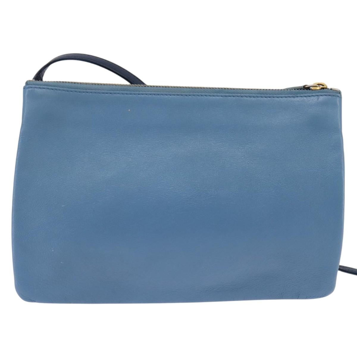 Celine Trio Crossbody Bag Leather, MULTICOLOUR, LEATHER, Crossbody bag