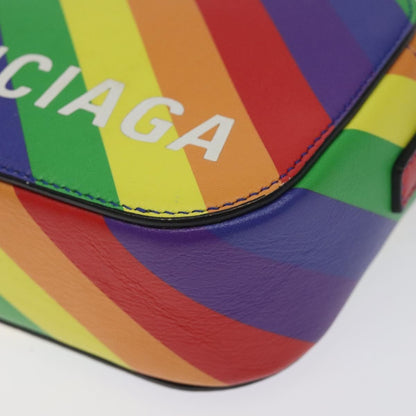 Balenciaga Everyday Camera Bag Printed Leather, MULTICOLOUR, LEATHER, Shoulder bag