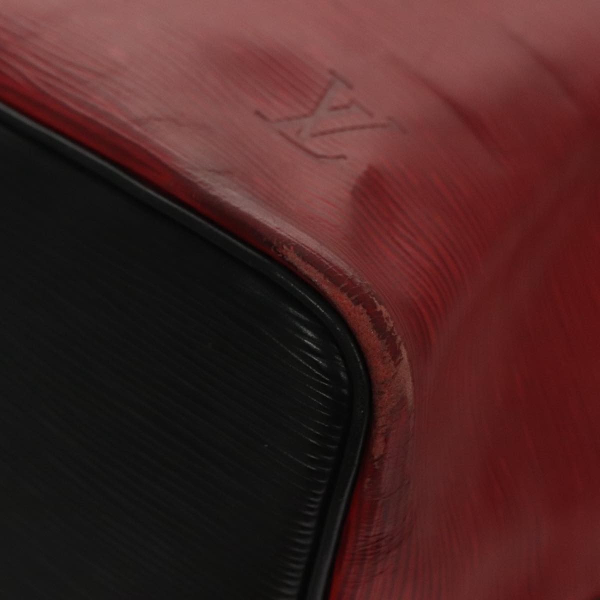 Louis Vuitton Petit Noe Handbag Epi Leather, RED, LEATHER, Shoulder bag