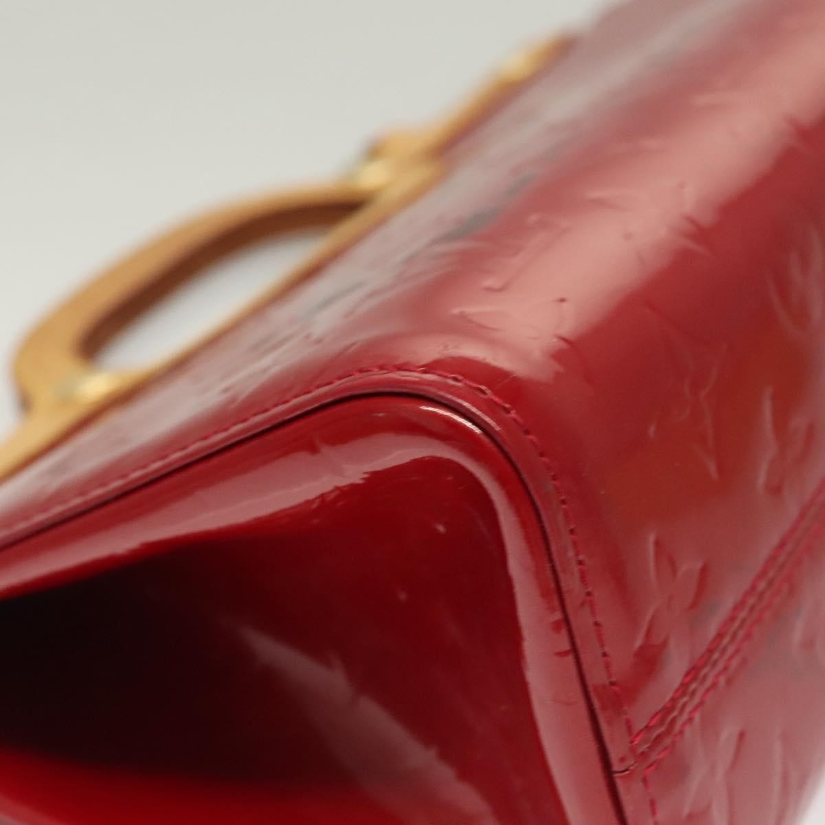 Louis Vuitton Roxbury Drive Handbag Monogram Vernis, RED, PATENT_LEATHER, Handbag