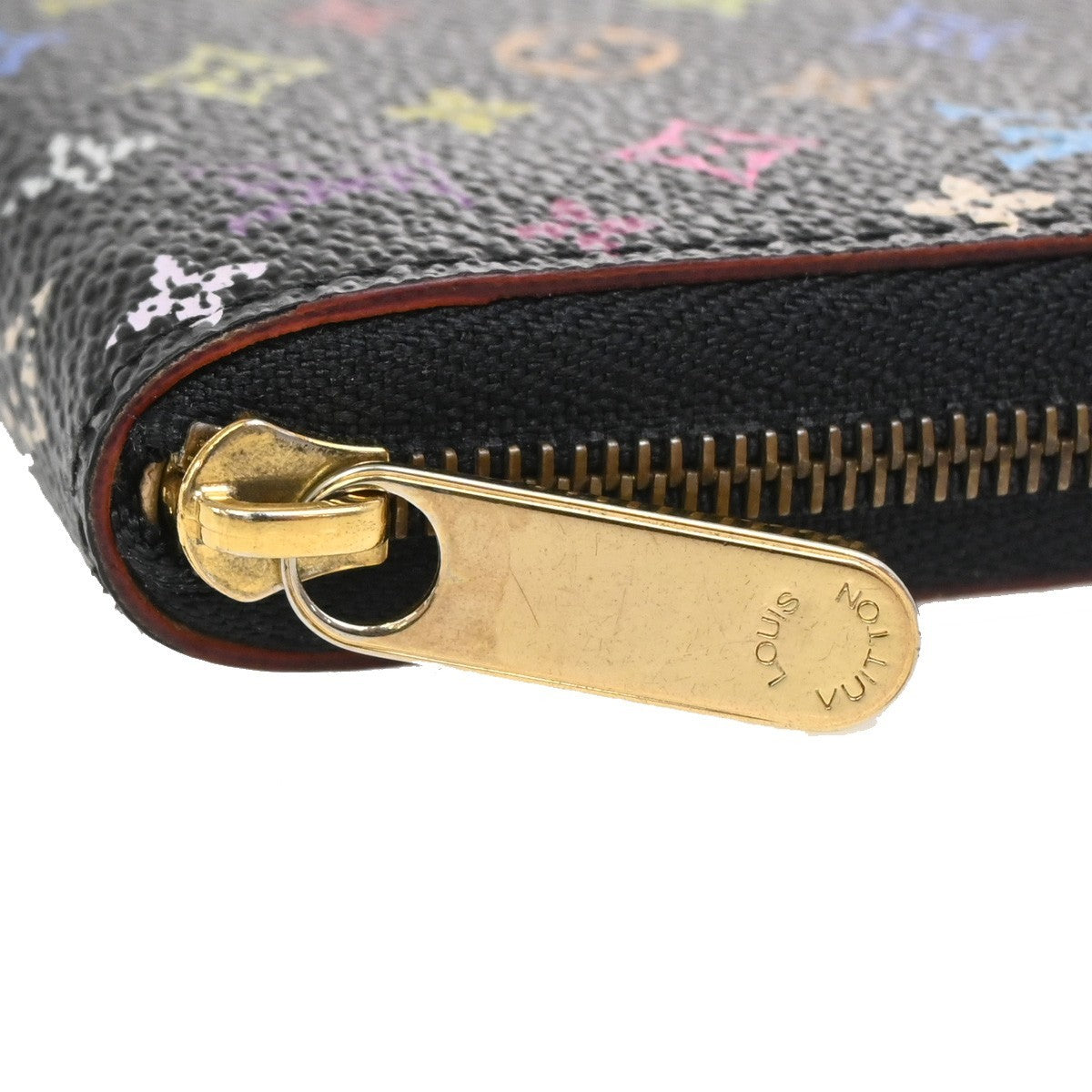 Louis Vuitton Porte-Monnaie Zippy Wallet Monogram Multicolor, BLACK, CANVAS, Wallets