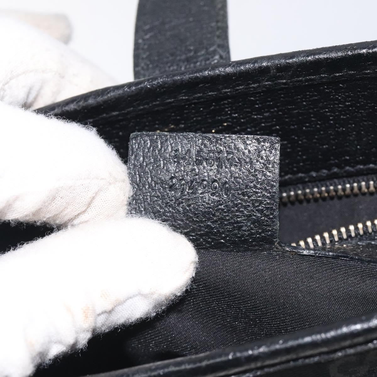 Gucci Jackie Tote GG Canvas, BLACK, CANVAS, Tote bag