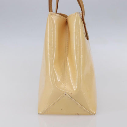 Louis Vuitton Reade Handbag Monogram Vernis, BEIGE, PATENT_LEATHER, Handbag