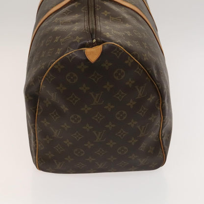 Louis Vuitton Keepall Bag Monogram Canvas, BROWN, CANVAS, Travel bag