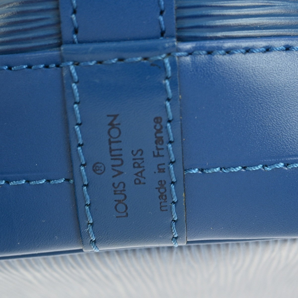 Louis Vuitton Noe Handbag Epi Leather, BLUE, LEATHER, Shoulder bag